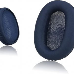 Krone Kalpasmos Replacement Earpads Compatible with Sony WH-CH700N, WH-CH710N, Protein Leather Memory Foam Replacement Ear Cushion, Blue