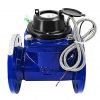 3 '' Woltmann Helix Medidor de agua Salida de pulso Medidor de agua desmontable, hierro fundido resistente, metro cúbico