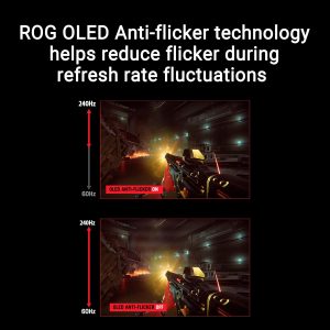 ROG Strix XG27AQDMES - Monitor de juegos (27 pulgadas (26.5 pulgadas visible) 1440p QD-OLED, 240 Hz, 0.03 ms, sensor de proximidad neo, ASUS OLED Care Pro, compatible con G-SYNC, 99% DCI-P3