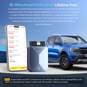 MUCAR Actualización de por vida Bluetooth del escáner OBD2 asistido por AI, BT200 MAX compatible con ELM327, todos los sistemas OBD2 herramienta de diagnóstico con 15 reinicios para iOS y Android, protocolo CANFD, Autoauth para FCA SGW