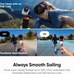 Insta360 GO Ultra Creator Bundle - Small 4K Vlogging Camera, Hands-Free, POV Cam, 1/1.28" Sensor, 53g Lightweight, 156° FOV, 200 Min Battery Life, Magnetic Wearable Action Camera for Sports, Vlog