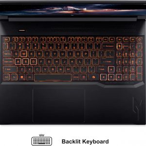 Acer Nitro V 16 AI portátil para juegos de 16" WUXGA IPS 180Hz AMD 6-core Ryzen 5 240, 16GB DDR5, SSD de 512GB, GeForce RTX 5050 (hasta 421 AI Tops), Wi-Fi 6E, retroiluminación, Type-C, Win11Pro con