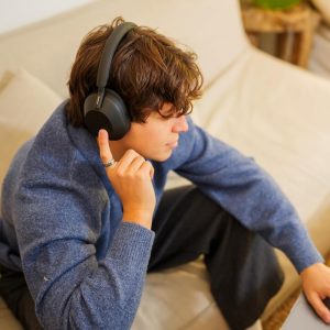 Sony WH-1000XM5 Premium Noise Canceling Headphones, Auto NC Optimizer, 30-Hour Battery, Alexa Voice Control, Black