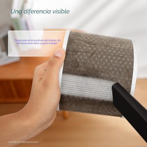 LEVOIT Purificadores de aire para dormitorio, hogar, dormitorio, AHAM VERIFIDE, limpiador de filtro 3 en 1 con almohadilla de aroma, filtros de humo, alérgenos, caspa de mascotas, olor, polvo, oficina, escritorio, Core Mini-P, blanco