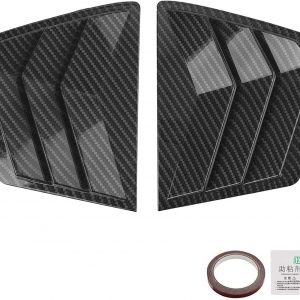 AUTOXBERT Window Louvers for 9th Gen Honda Civic Sedan 2012 2013 2014 2015 Side Window Louvers Air Vent Scoop Shades Cover Blinds Trim Car Accessories