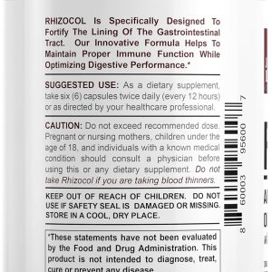 Rhizocol - Crohn's and Colitis Supplement | Inflammatory Bowel Issues Resulting from GI Tract Inflammation | Supports Gut Health - IBD - UC - CD - IBS - Patented - All Natural