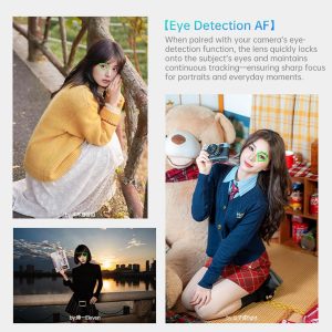 7artisans AF 35mm F1.8 E, AF 35mm f/1.8 APS-C Lens for E Mount Lens, STM Auto Focus Prime Lens with Eye Detection, for Portrait, Street, and Environmental Photography