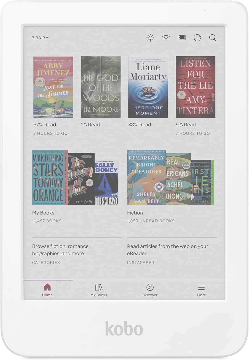 Kobo Clara Colour | Lector electrónico a color | Pantalla Kaleido™ 3 de tinta E sin deslumbramiento de 6 pulgadas | Opción de modo oscuro | Resistente al agua | Audiolibros | 16 GB de almacenamiento |