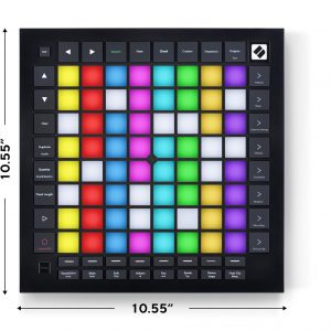 Novation Launchpad Pro MK3, MIDI 64-Grid Controller and Sequencer for Ableton Live, Logic Pro and Hardware, 64 Sensitive RGB Pads, Dynamic Note Playing, Chord and Scale Modes