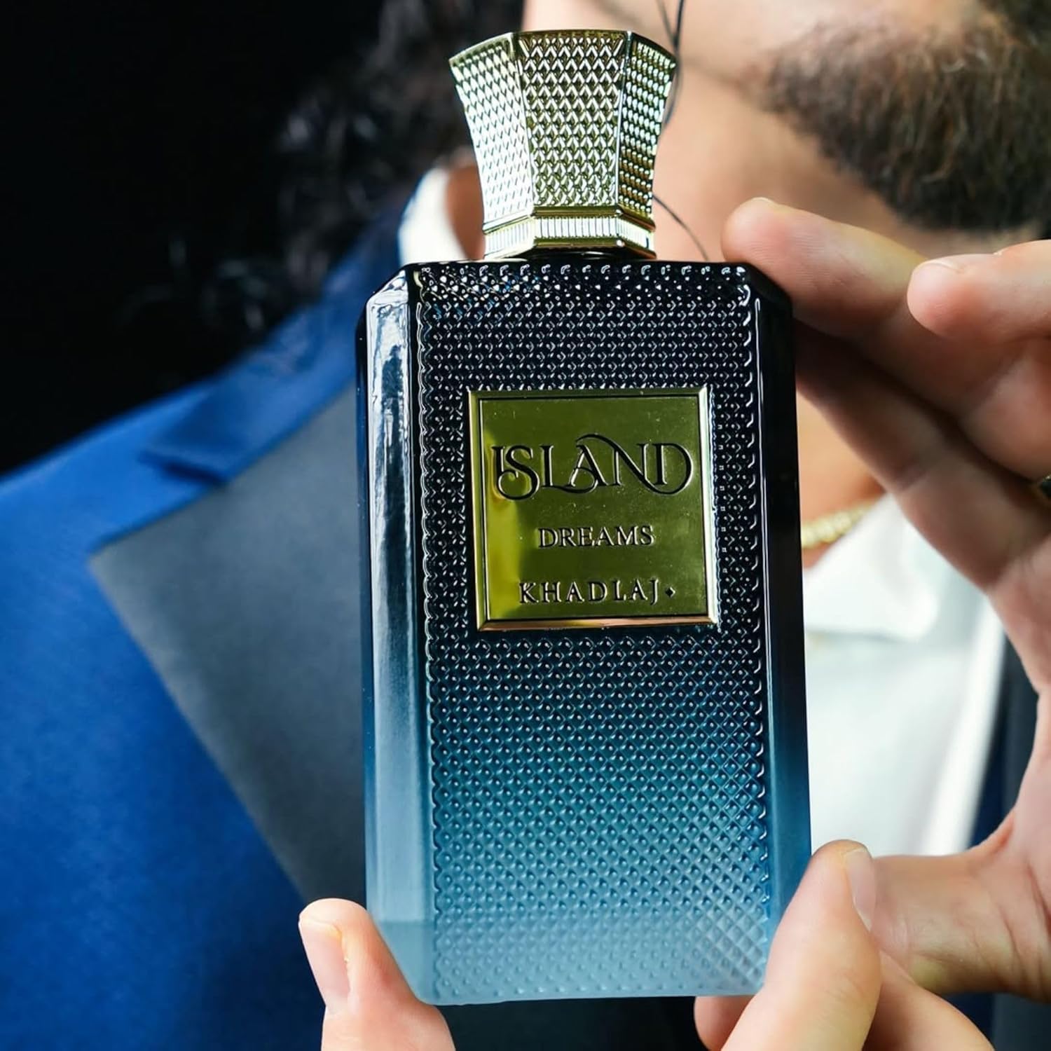 Khadlaj Island Dreams – Fragancia Frutal, Floral, Ambar, Almizclada – Extrait de Parfum de Larga Duración para Unisex, 3.4 Onzas