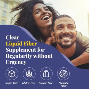 Medtrition HyFiber Daily Liquid Fiber for Regularity and Soft Stools, 12 Grams Soluble Fiber, 32 fl oz 4 Pack