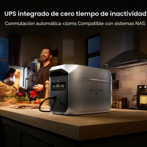 EF ECOFLOW Estación de energía portátil DELTA 3 MAX Plus Batería extra, batería de expansión LiFePO4 de 2048Wh para la estación de energía DELTA 3 Max Plus y DELTA 3 Ultra Plus
