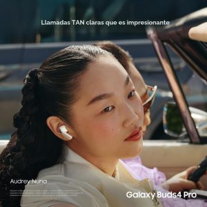 Samsung Galaxy Buds 4 Pro (2026) AI True Auriculares inalámbricos Bluetooth, audio de alta resolución, altavoz de 2 vías, ANC 2.0, comodidad optimizada, IP57, traducción en vivo, color negro