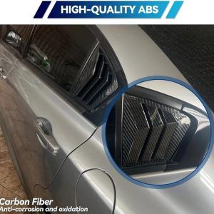 AUTOXBERT Window Louvers for 9th Gen Honda Civic Sedan 2012 2013 2014 2015 Side Window Louvers Air Vent Scoop Shades Cover Blinds Trim Car Accessories