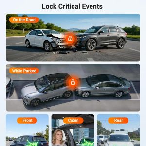 Vantrue New N4 Pro S 4K 3 Channel Dash Cam, Triple STARVIS 2 Dash Camera for Cars, 4K+1080P+2.5K Front and Rear Inside, HDR IR Night Vision, 24/7 Buffered Parking Mode, GPS, Wi-Fi, Support 1TB (RC18)