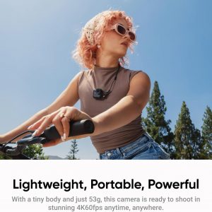 Insta360 GO Ultra Creator Bundle - Small 4K Vlogging Camera, Hands-Free, POV Cam, 1/1.28" Sensor, 53g Lightweight, 156° FOV, 200 Min Battery Life, Magnetic Wearable Action Camera for Sports, Vlog