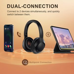 QCY H3 ANC Headphones Black + T13 Wireless Earbuds Black