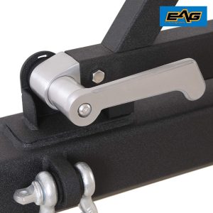 EAG Classic Rear Bumper with Tire Carrier Black Textured Fit for 87-06 Wrangler TJ YJ