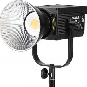 Nanlite FS-300B Foco LED Bicolor de 300W - 2700K-6500K CRI Ajustable 96, Control por App, Luz de Video LED Montura Bowens para Fotografía/Videografía/YouTube/TikTok Creación de Contenido y Transmisión