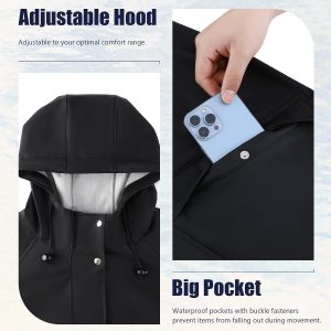 Rain Suit Waterproof Jacket Rain Suits for Men Women Waterproof Heavy Duty Rain Gear Long Rain Jacket Coat & Pants