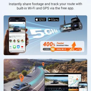 Vantrue New N4 Pro S 4K 3 Channel Dash Cam, Triple STARVIS 2 Dash Camera for Cars, 4K+1080P+2.5K Front and Rear Inside, HDR IR Night Vision, 24/7 Buffered Parking Mode, GPS, Wi-Fi, Support 1TB (RC18)