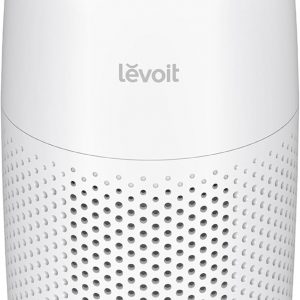 LEVOIT Purificadores de aire para dormitorio, hogar, dormitorio, AHAM VERIFIDE, limpiador de filtro 3 en 1 con almohadilla de aroma, filtros de humo, alérgenos, caspa de mascotas, olor, polvo, oficina, escritorio, Core Mini-P, blanco