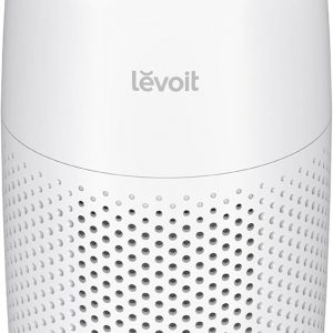 LEVOIT Purificadores de aire para dormitorio, hogar, dormitorio, AHAM VERIFIDE, limpiador de filtro 3 en 1 con almohadilla de aroma, filtros de humo, alérgenos, caspa de mascotas, olor, polvo, oficina, escritorio, Core Mini-P, blanco