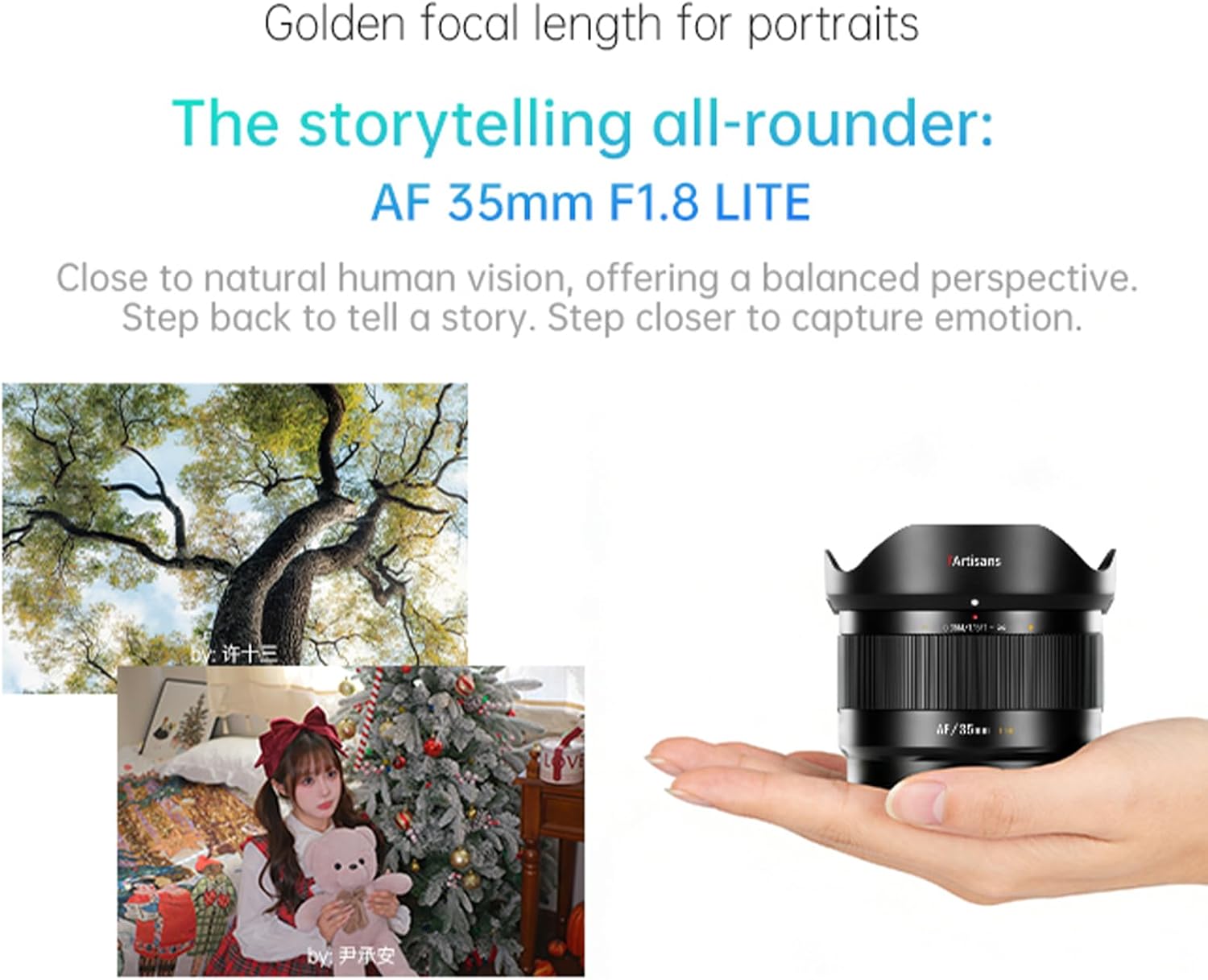 7artisans AF 35mm F1.8 E, AF 35mm f/1.8 APS-C Lens for E Mount Lens, STM Auto Focus Prime Lens with Eye Detection, for Portrait, Street, and Environmental Photography