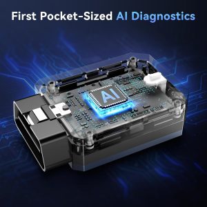 MUCAR BT200 MAX AI OBD2 escáner Bluetooth, sistema completo 15 restablece herramientas de diagnóstico Control bidireccional, Autobús CAN-FD y FCA, AutoVIN, datos en tiempo real, compatibilidad con