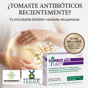 🔬 Probiótico Intensivo SymbioLact® PUR Caja de 10 Sobres (Antibióticos · Flora Intestinal · Mucosa · Defensas) Suplemento probiótico de alta potencia diseñado específicamente para la restauración rápida del ecosistema intestinal tras tratamientos médicos agresivos como los antibióticos