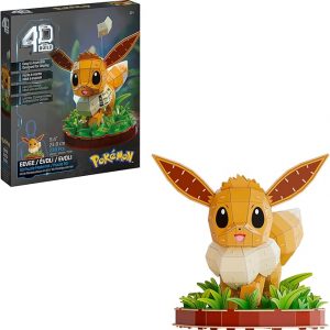 4D Build, Pokémon Eevee 3D Model Kit, Pokémon Figure, Desk Décor, 238 Pieces, for Ages 12 & Up