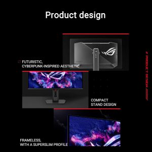 ROG Strix XG27AQDMES Gaming Monitor (27 Inch (26.5 Inch Visible) 1440p QD-OLED, 240 Hz, 0.03ms, Neo Proximity Sensor, ASUS OLED Care Pro, G-SYNC Compatible, 99% DCI-P3, DisplayWidget Center)