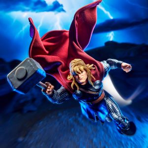 Marvel Legends Maximum Series Thor, Figura de acción coleccionable de Thor Comics de lujo de 6 pulgadas; articulación para poses poderosas; accesorios aptos para un dios del trueno