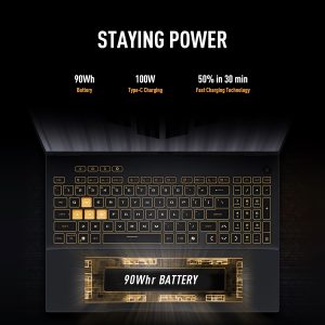 ASUS TUF Gaming F16 (2025), Laptop para juegos, pantalla FHD+ 165Hz 16:10 de 16 pulgadas, procesador Intel Core i5 13450HX, NVIDIA® GeForce RTX™ 5050, DDR5 de 16 GB, SSD PCIe Gen4 de 512 GB, Wi-Fi 6E