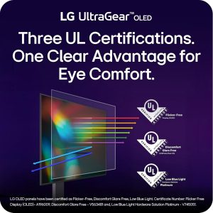 LG 27GX704A-B Monitor de juegos Ultragear de 27 pulgadas QHD (2650x1440) OLED, 240Hz, 0.03ms, compatible con NVidia G-Sync, AMD FreeSync Premium Pro, VESA Display HDR TrueBlack400, HDMI 2.1