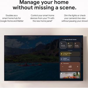 Google TV Streamer 4K - Fast Streaming Entertainment on Your TV with Voice Search Remote - Watch Movies, Shows, Live TV, and Netflix in 4K HDR - Smart Home Control - 32 GB of Storage - Hazel