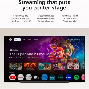 Google TV Streamer 4K - Fast Streaming Entertainment on Your TV with Voice Search Remote - Watch Movies, Shows, Live TV, and Netflix in 4K HDR - Smart Home Control - 32 GB of Storage - Hazel
