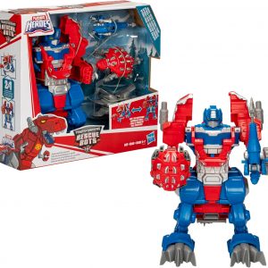 Transformers Rescue Bots Knight Watch Optimus Prime, Playskool Heroes Action Figure Toy (Amazon Exclusive)