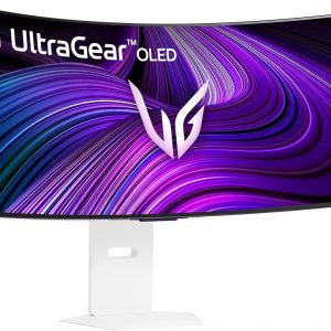 LG 39GX90SA-W 39-inch Ultragear WQHD (3440 x 1440) OLED Curved Gaming Monitor 240Hz, 1ms, NVIDIA G-Sync Compatible, AMD FreeSync Premium, VESA DisplayHDR True Black 400, webOS, USB Type-C, White