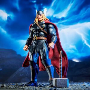 Marvel Legends Maximum Series Thor, Figura de acción coleccionable de Thor Comics de lujo de 6 pulgadas; articulación para poses poderosas; accesorios aptos para un dios del trueno