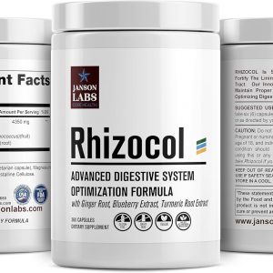 Rhizocol - Crohn's and Colitis Supplement | Inflammatory Bowel Issues Resulting from GI Tract Inflammation | Supports Gut Health - IBD - UC - CD - IBS - Patented - All Natural