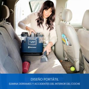 Vacmaster SCB301 Serie 400 Máquina limpiadora de manchas portátil para alfombras y tapicería, succión de potencia de 15Kpa con herramientas versátiles para mascotas, alfombras de área y sofás