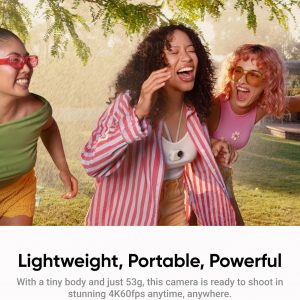 Insta360 GO Ultra Creator Bundle - Small 4K Vlogging Camera, Hands-Free, POV Cam, 1/1.28" Sensor, 53g Lightweight, 156° FOV, 200 Min Battery Life, Magnetic Wearable Action Camera for Sports, Vlog