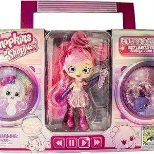 Shopkins Shoppies Bubbleisha 2017 Edición Limitada Bubble Gum Pop San Diego Comic Convention (SDCC) Exclusivo