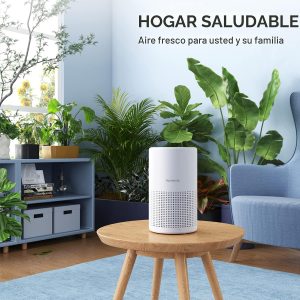 Purificadores de aire para recámara, FULMINARE filtro de aire HEPA H13, limpiador de aire silencioso con luz nocturna, purificador de aire pequeño portátil para casa, oficina, sala de estar