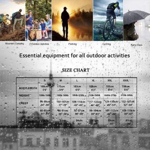 Trajes de lluvia para hombres Ultra-Lite impermeables protectores de lluvia ropa de trabajo para hombres y mujeres