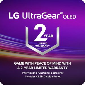 LG 39GS95QE Ultragear OLED Curved Gaming Monitor 39-Inch WQHD 800R 240Hz 0.03ms DisplayHDR True Black 400 AMD FreeSync Premium Pro NVIDIA G-Sync HDMI 2.1 DisplayPort Tilt/Height/Swivel Stand - Black
