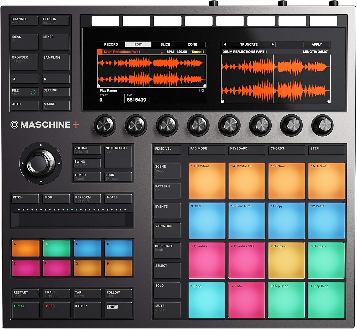 Native Instruments Estación de trabajo de producción MASCHINE+