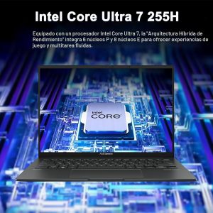 ASUS Zenbook 14 Creator portátil 14" WUXGA Lumina OLED táctil (500 nits HDR, 100% DCI-P3) Intel Ultra 7 255H de 16 núcleos (hasta 13 Tops) 16 GB de RAM SSD de 512 GB para trabajo de negocios Win11 ICP
