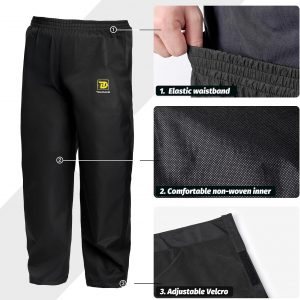 Trudave Hydrolock - Traje de lluvia, traje de lluvia impermeable para hombres, 2 piezas, transpirable y resistente al viento